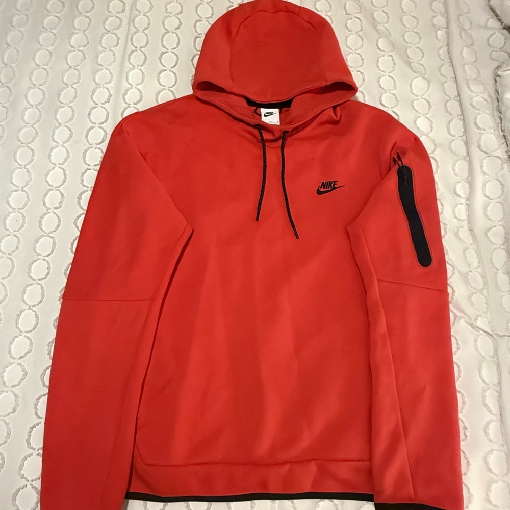 Nike Men's Vibrant Red Hooded Jacket